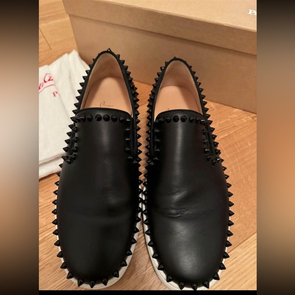 Christian louboutin men spikey loafer size 41 - Picture 2 of 6